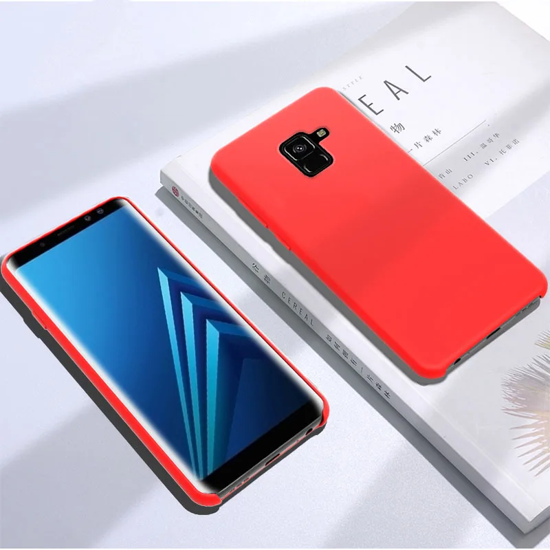 Для samsung A8 чехол жидкий силиконовый мягкий защитный чехол для samsung Galaxy A9 A8 A7 Plus чехол A70 A50 чехол