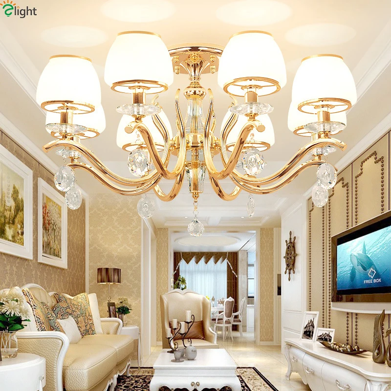 

Modern Gold Metal Led Wall Lamp Bedroom Crystal Deco Led Wall Lights Fixtures Living Room Glass Wall Light Corridor Wall Sconce
