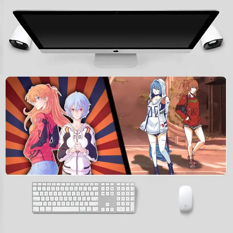 

Neon gensis Evagenlion anime large Mousepad mats Desk Table Protect Game Office Work Mouse Mat pad X XL Non-slip Laptop Cushion