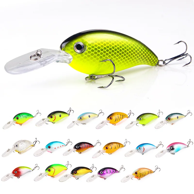 1 шт. Crankbait Кривошипные воблеры приманки для ловли на блесну приманка Jerkbait