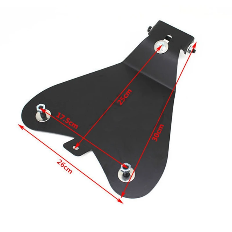 

Motorcycle Solo Seat with Baseplate and Springs Bracket Sitting Cushion Mounting Kit for Sportster 883