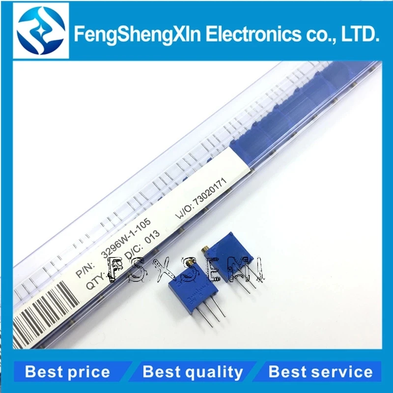 10pcs 3296 3296W Trimpot Trimmer Potentiometer 50 100 200 500 ohm 1K 2K 5K 10K 20K 50K 100K 200K 500K 1M ohm 103 100R 200R 500R