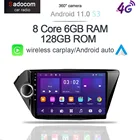 Автомобильная панорамная камера Carplay, 360 дюйма, 6 ГБ + 128 Гб, Android 11,0, DVD-плеер, GPS, WIFI, Bluetooth, RDS, радио для KIA K2, RIO 3 2011-2014, 2015