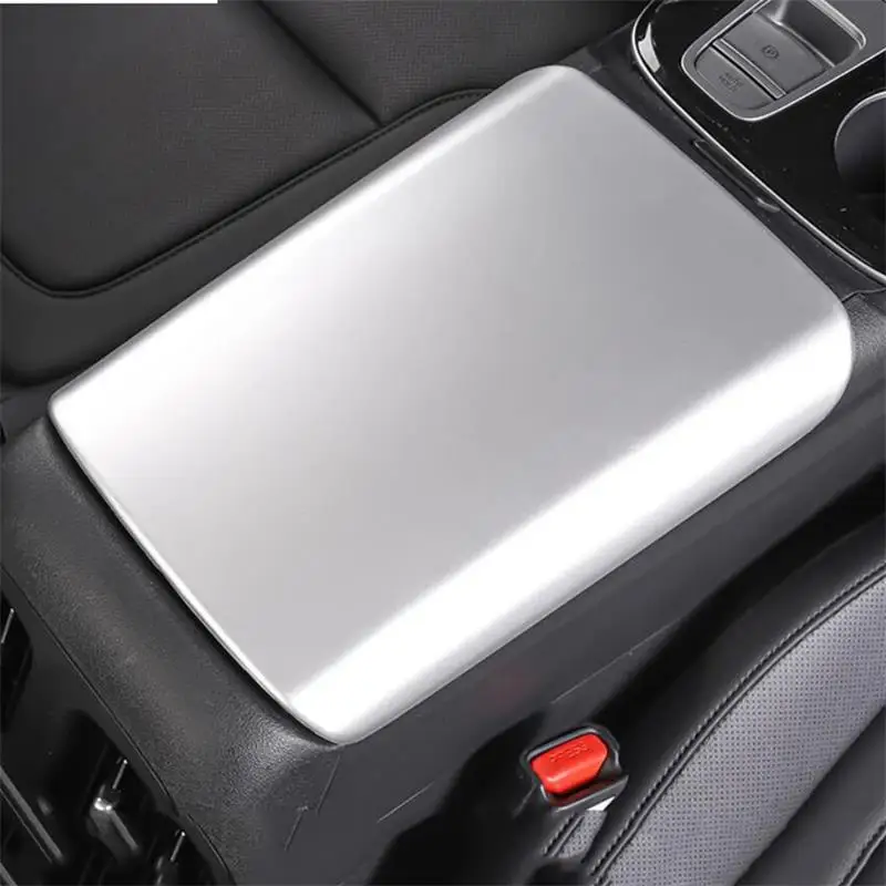

Внутренний передний центральный подлокотник панель коробка для хранения рамка Крышка отделка Аксессуары для стайлинга автомобиля для Hyundai...