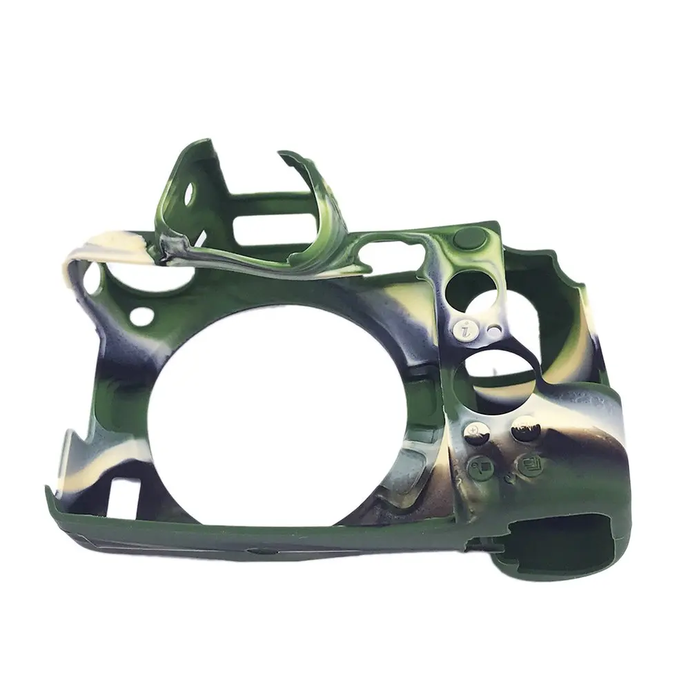 Camouflage Чехол для Камеры нескользящий износостойкий удобный портативный прочный для Nikon Z6/Z7 обычный силиконовый чехол - Цвет: Camouflage
