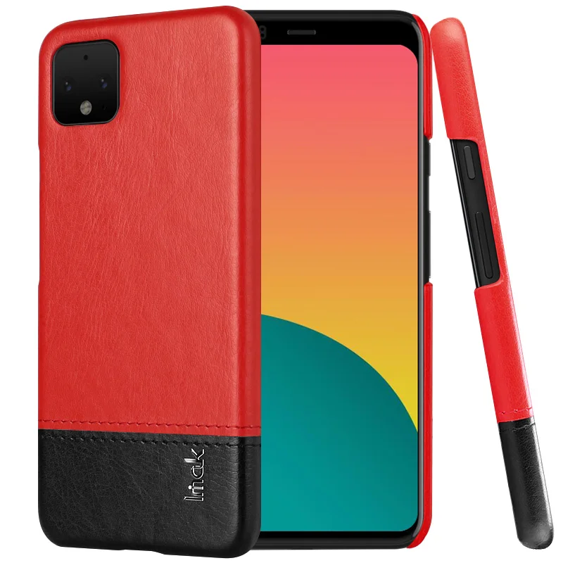 Роскошный кожаный чехол светильник Imak Ruiyi для Google Pixel 4 XL тонкий лаконичный