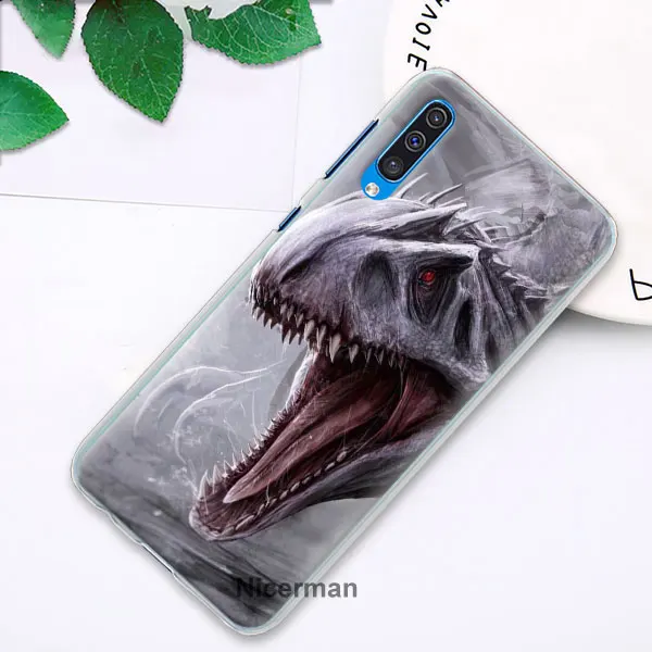 04 Динозавры юрского периода телефонные чехлы для samsung Galaxy A10 A20e A30 A40 A50 A60 A70 A80 A6 A8+ A7 A9 жесткий чехол из поликарбоната - Цвет: 04