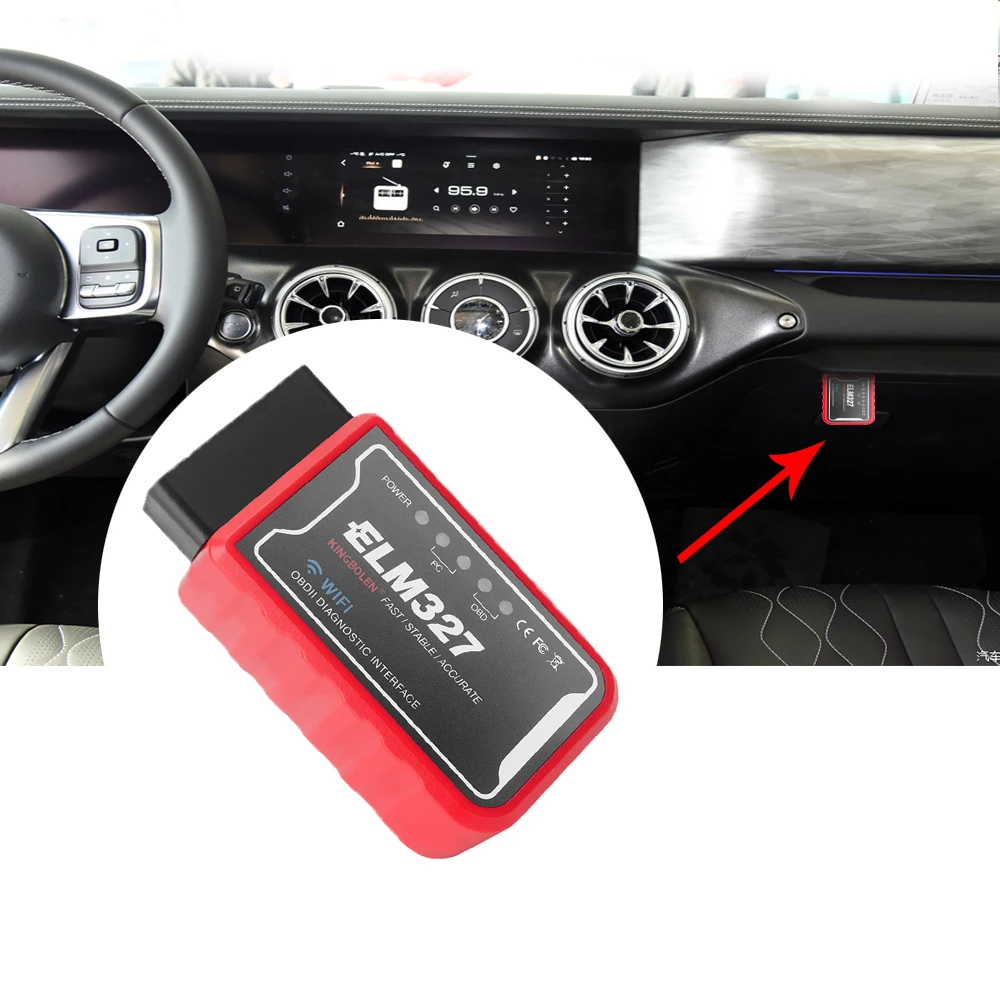 Сканер кодов OBD II ELM327 с Wi-Fi считыватель для Android/IOS автоматический сканер OBD2 Dodge Journey