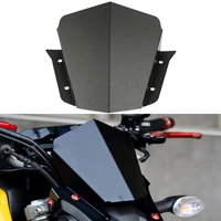 ljbkoall fz09 mt09 fz 09 motorcycle motorbike windshield windscreen aluminum black for yamaha mt 09 fz 09 mt 09 2014 2015 2016