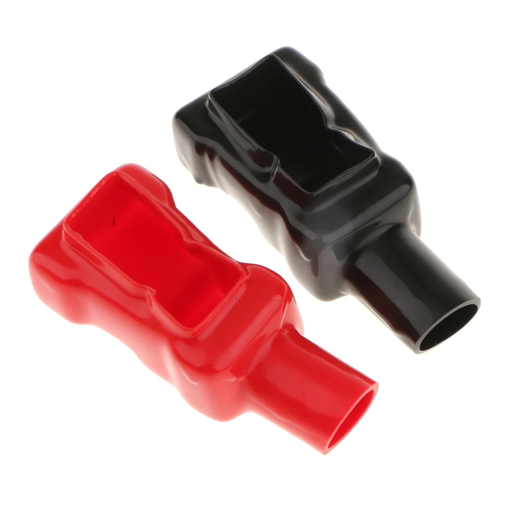 Красная и черная Гибкая крышка клеммы аккумулятора|Детали для альтернатора