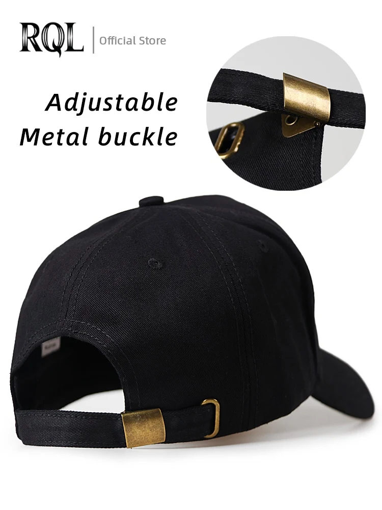 Men's Sun Sport Hats Black Baseball Caps For Men Snapback Embroidered Logo Brand Hip Hop Cotton Adjustable 2021 Summer Fashion |