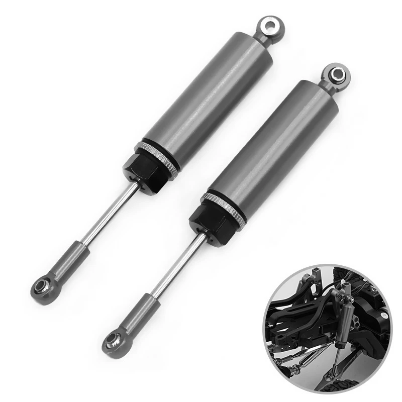 

for WLtoys 12428 12423 12428-A/B/C FY03 4Pcs Metal Front & Rear Shock Absorbers 1/12 RC Car Upgrade Parts Accessories