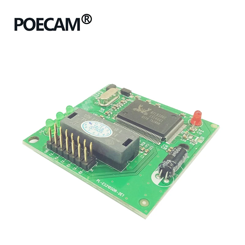 Сетевые порты коммутатора Ethernet с 3 портами для 14-контактного разъема Realtek