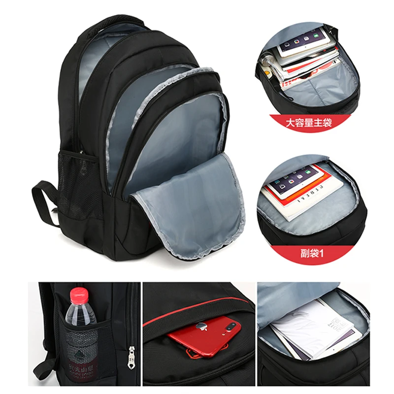 Large Capacity Teen Students Backpack Men Laptop Back Pack School Bags Bagpack for Teenage Boys Backbag Male New | Багаж и сумки