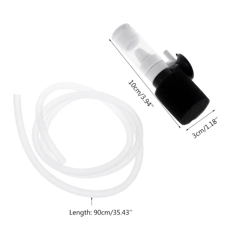 Аквариумный воздушный насос мини биохимическая губка фильтрующий кислородный