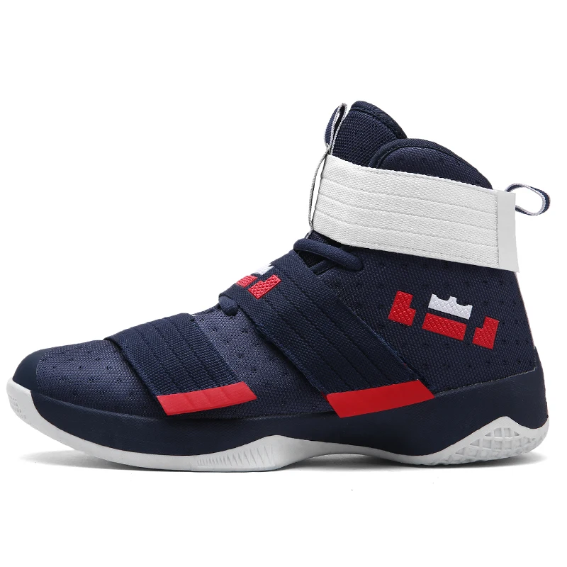 Мужские баскетбольные кроссовки дышащие удобные спортивные ботильоны спортивные тренировочные прочные кроссовки на резиновой подошве 02 - Цвет: SEE CHART