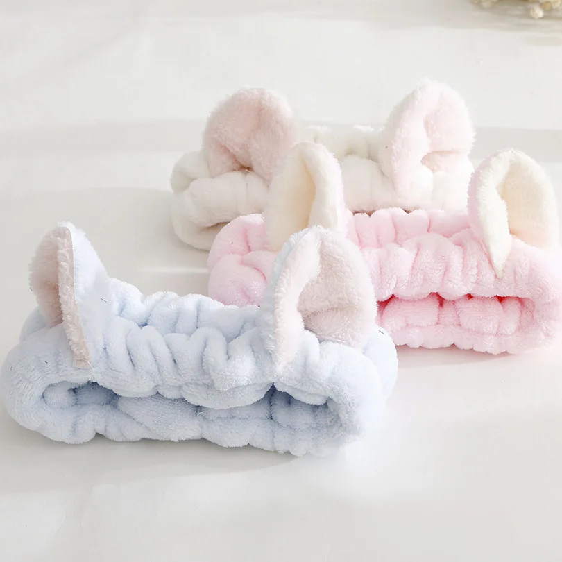 Повязка для волос флисовая на резинке |