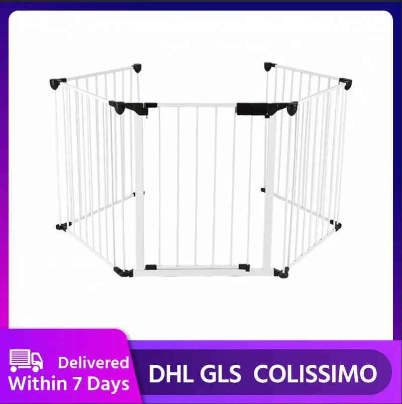 

Dog Pet Playpen ABS Fence Foldable Puppy Kennel House Exercise Puppy Kitten Space Dogs Supplies Rabbits Guinea Pig Cage HWC