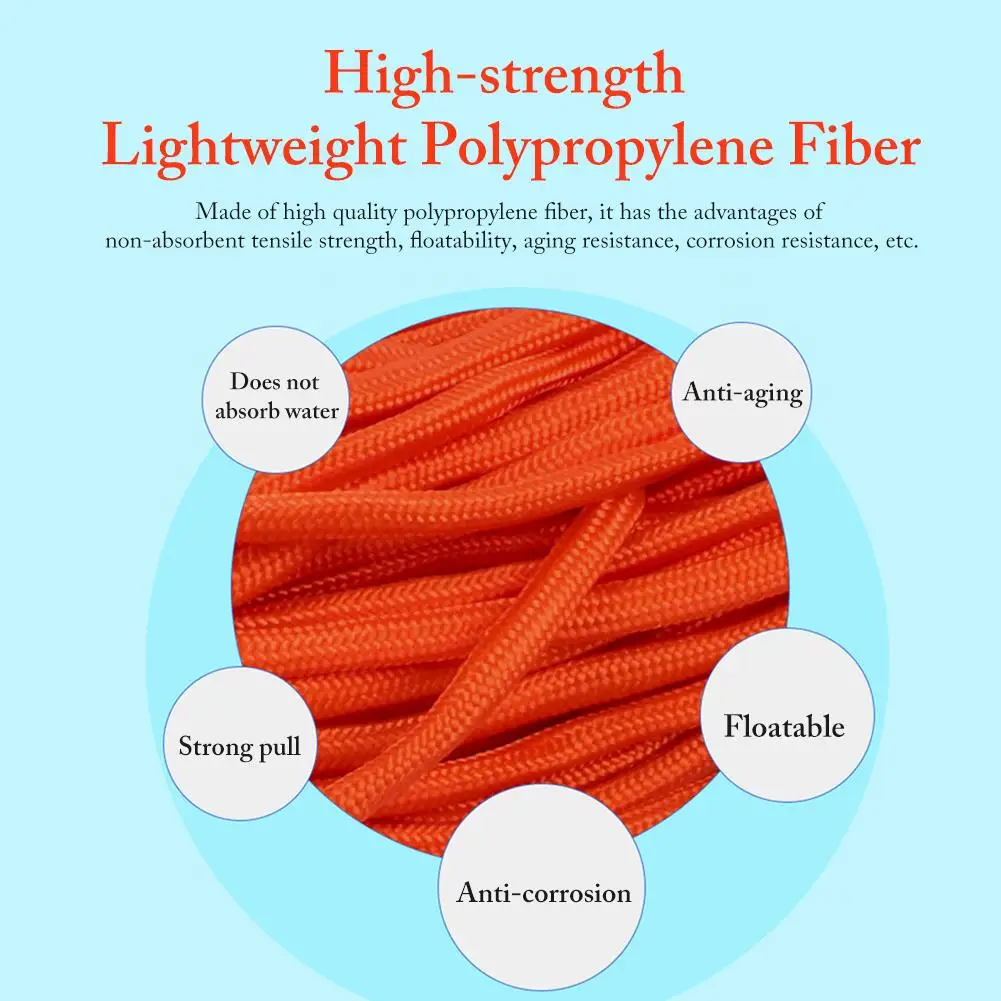 

Outdoor Water Floating Lifesaving Rope Pro Portable Water Floating Rescue Lifeline With Bracelet Swimming Safety Accessories