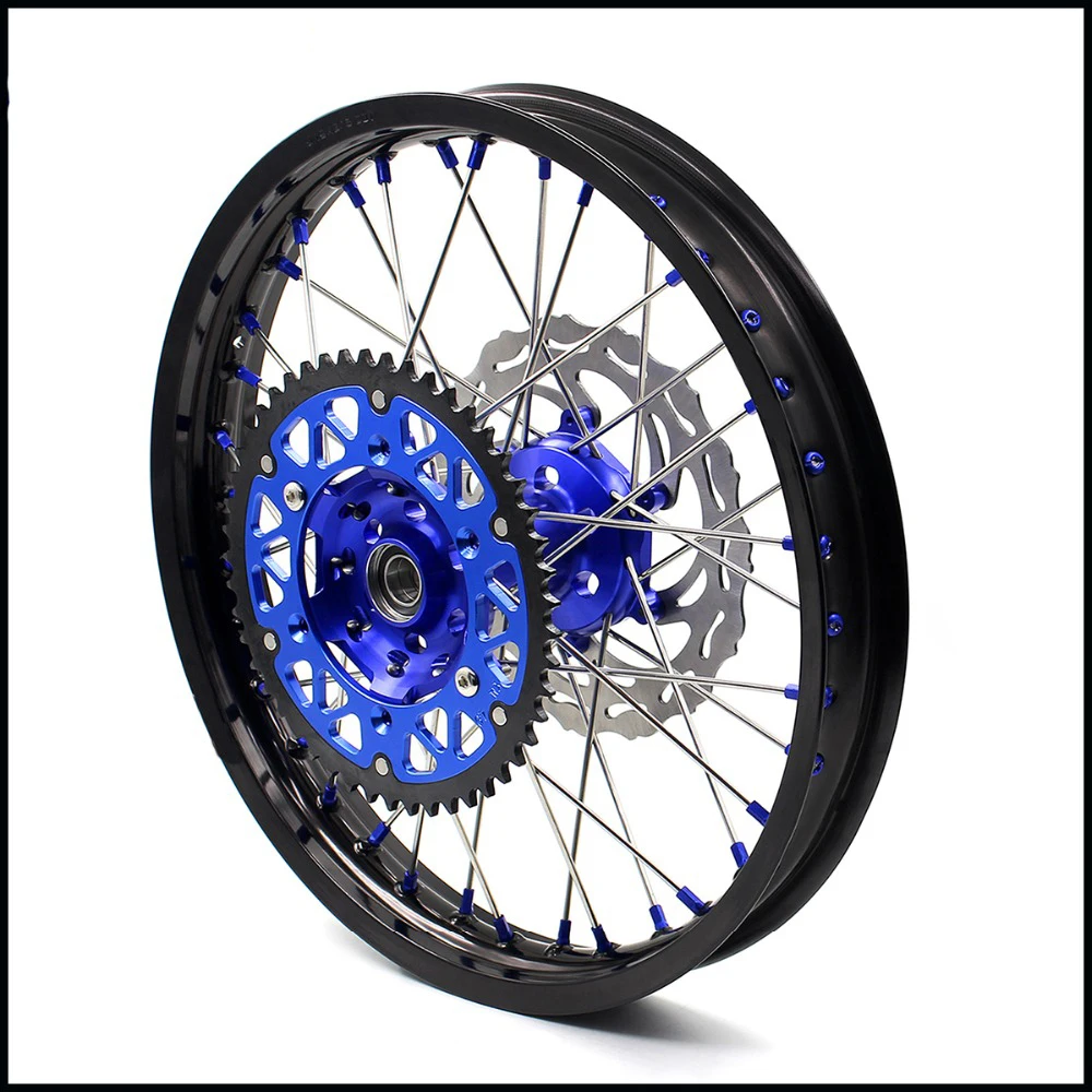 Комплект колес для мотоцикла YAMAHA YZ125/21/18 250-1999 YZ250F 2021-2001 YZ450F 2015-2003 синие соски 2015 |