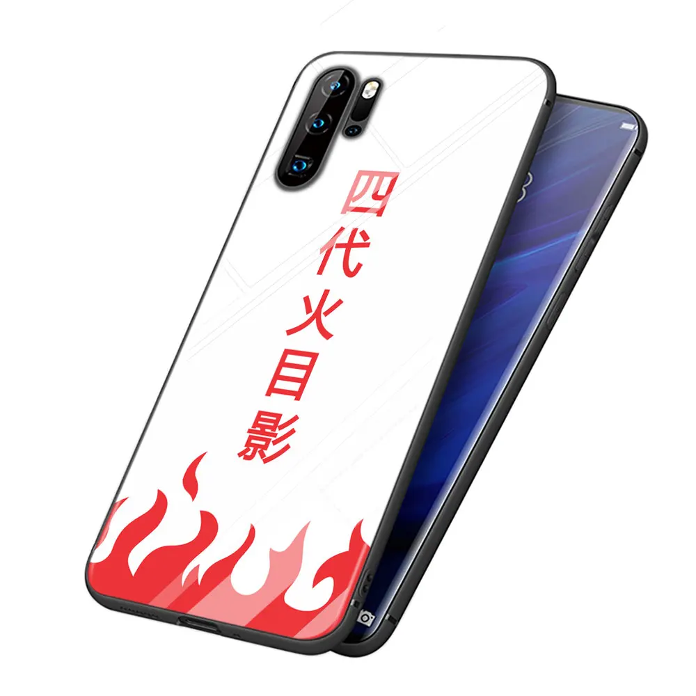 cartoon naruto animation for huawei p smart z plus 2019 p30 p20 pro p10 p9 p8 lite plus super bright black phone case free global shipping