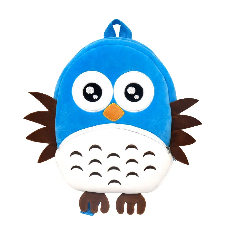 

2020 Fashion Kids Plush Backpack Cute Animal Style Bookbag Travel Daypack with Zipper Closure for Toddler Girl Boy 2-4 Years