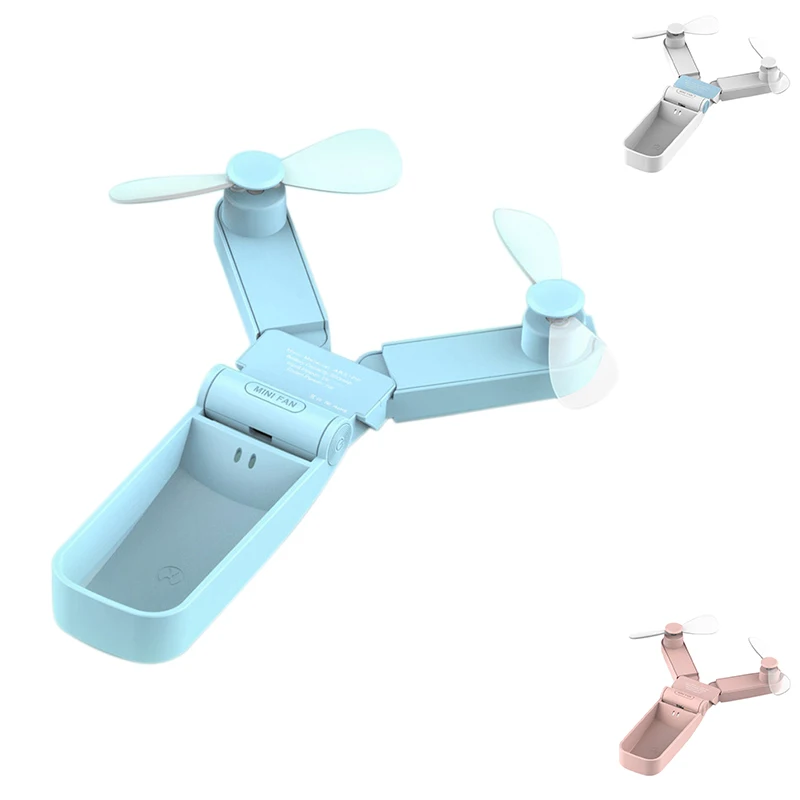 

Портативный ручной вентилятор, перезаряжаемый через USB ручной вентилятор/портативный карманный вентилятор для дома, путешествий, кемпинга