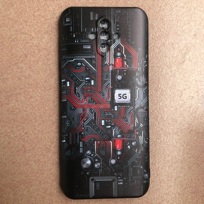 Крутой чехол для ZTE Nubia Play 5G матовый тонкий с HD рисунком из мультфильма play задней