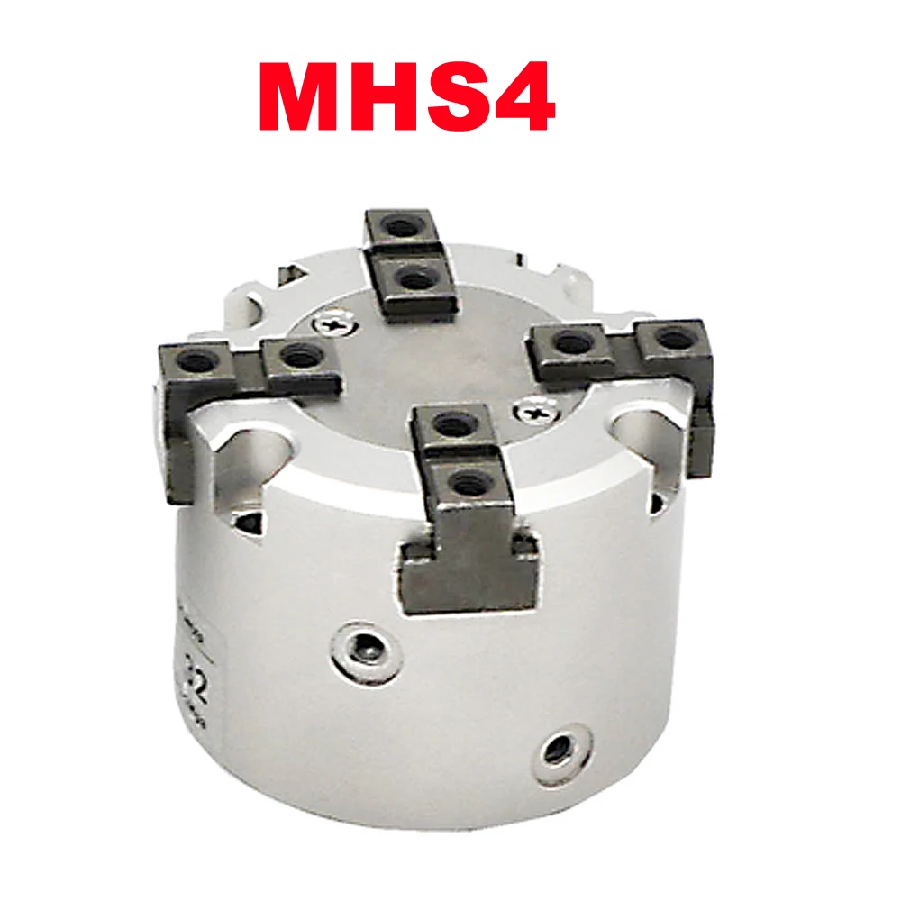 MHS2/MHS3/MHS4 серии 2/3/4 палец пневматический захват SMC Замена двойного действия вращающийся цилиндр 16D/20D/25D/32D/40D/50D - Цвет: MHS4