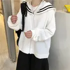 Женский кофта с капюшоном, кофта на молнии с принтом в готическом стиле, свободная кофта в стиле Харадзюку, на осеньзиму, 2021