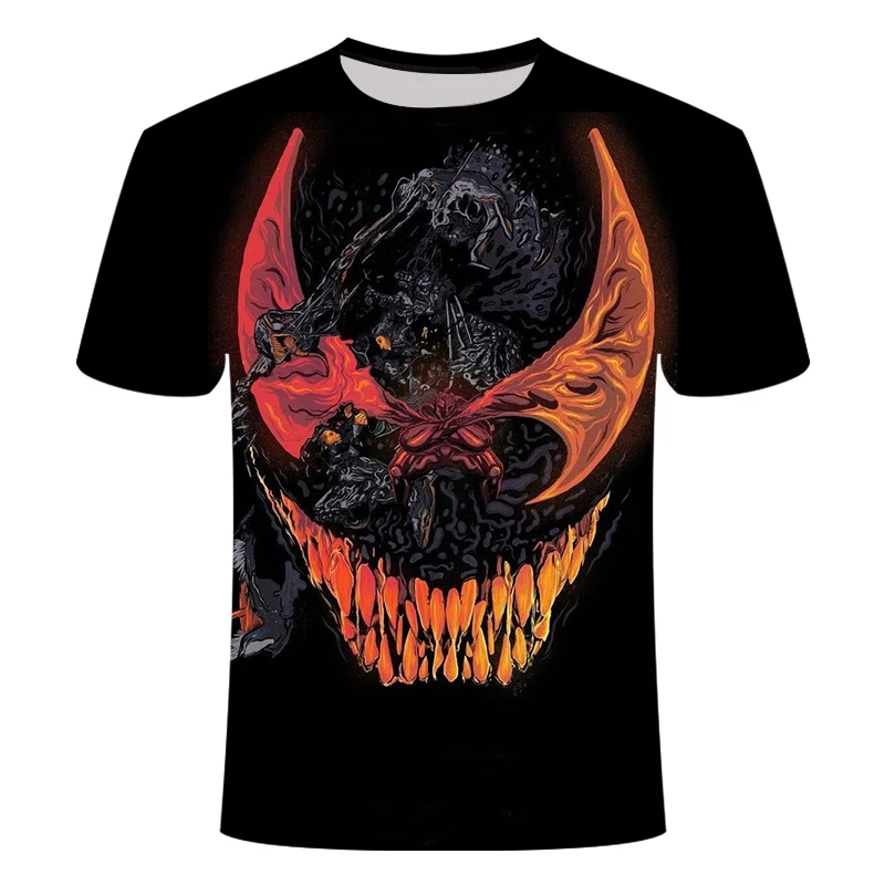 New Men/women T Shirts Venom Compression Shirt 3D Printed Summer Short Sleeve avenger sweatshirt gym hiphop large size 6XL