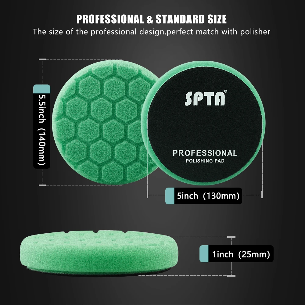 (Оптовая Продажа) SPTA 3 &quot(80 мм)/5&quot(125 мм)/6 &quot(150 мм) автомобильные полировальные