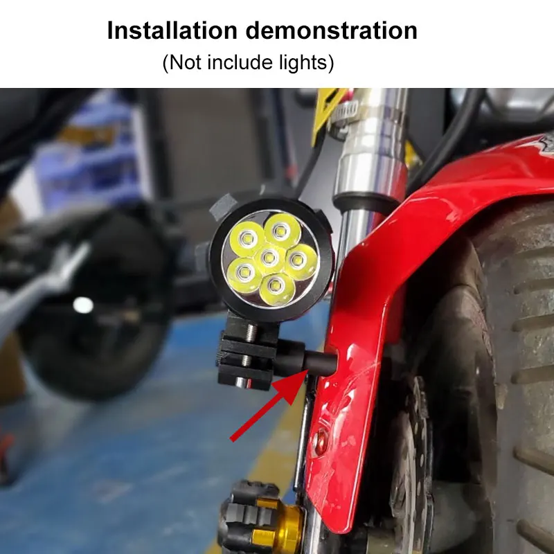 Кронштейн для крепления мотоциклетных светодиодных противотумансветильник M8 M6 |