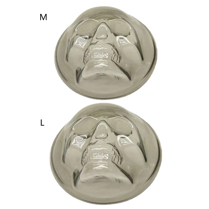 

Накладки на передние фары в виде черепа, декоративный защитный аксессуар для автомобиля LX0E