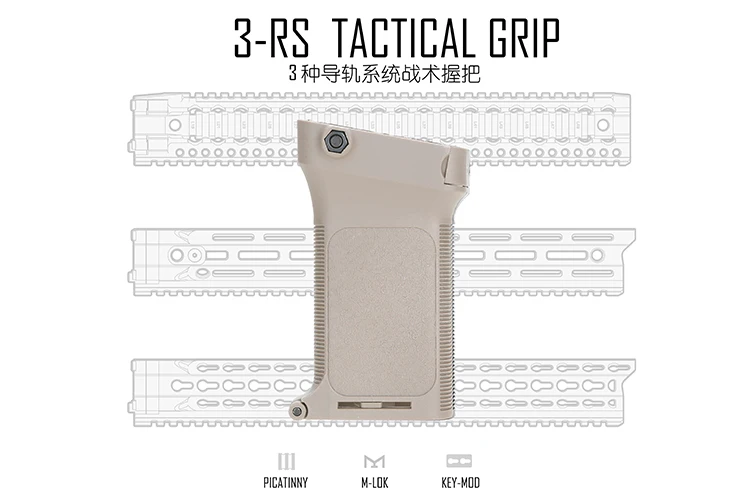 KEYMOD& MLOK Rail тактическая рукоятка для охотничьих аксессуаров стрельба, страйкбол запчасти
