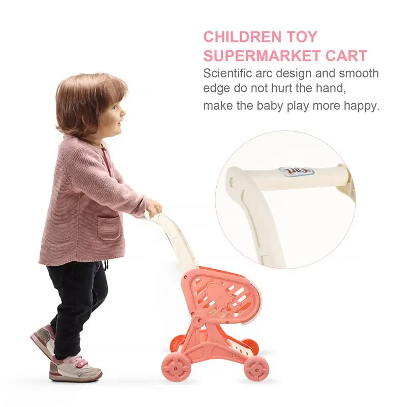 

1 Pc Children Simulated Shopping Cart Toy Children Supermarket Cart Toy