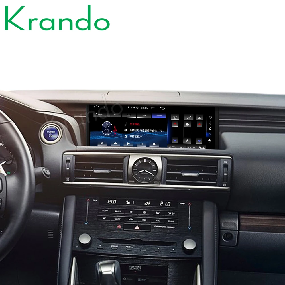 Автомобильный мультимедийный плеер krando Android 8 1 ядер 4 + 64 ГБ GPS радио аудио DVD для Lexus