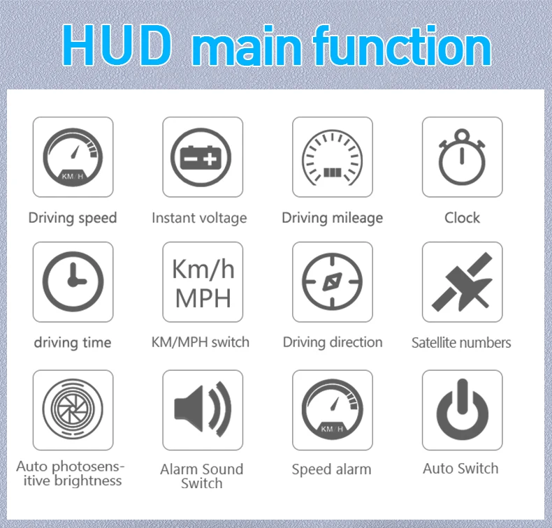 Автомобильный дисплей 3 5 &quotA3 GPS Hud OBD кабель со спутниковым временем спидометр
