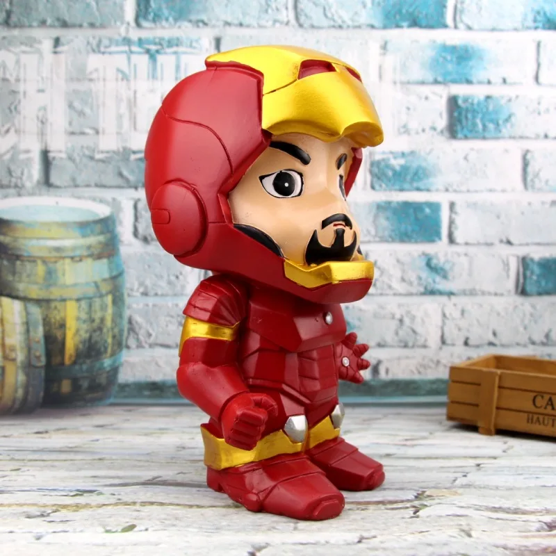 Marvel супергерой Бэтмен Капитан Америка Железный человек милый копилка Dc