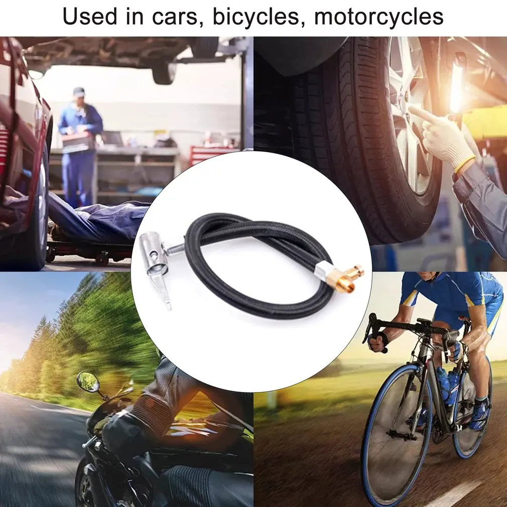 

Air Pump Extension Mouth Hose Inflate Deflate Tube Pipe For Electric Inflator Schrader Valve Tires With Valve To Vent