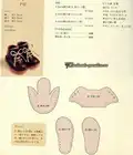 Японское стальное лезвие, стальное лезвие, штамп, Мини Милая обувь, Пряжка для ключа, пресс-форма, деревянные штампы, дырокол, ремесла, крафт-инструмент