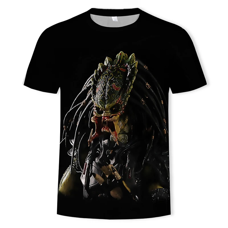 

Summer Science Fiction Thriller The Predator Series Men's T-shirt 3D Print Cool Casual Short Sleeve Streetwear Unisex Tops Tees