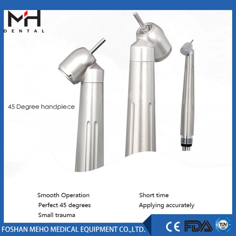 Стоматологическая 45 градусов угловой наконечник воздействие зуб высокой