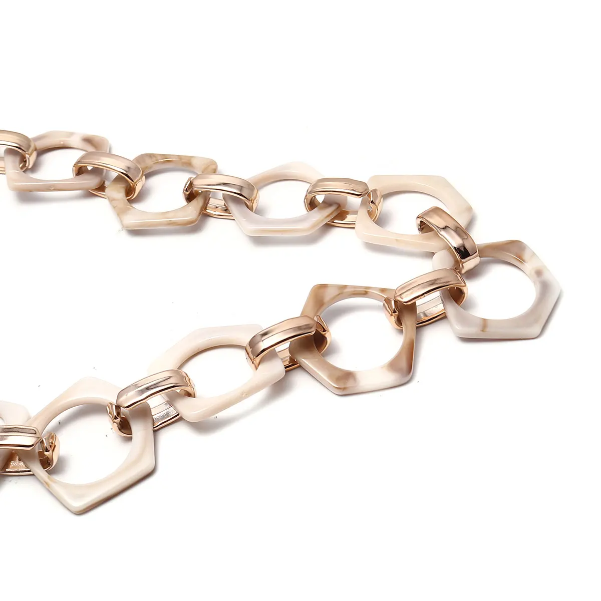

1M 2021 New Fashion DIY Mask Sunglasses Chains Men Woman Handbag Jewellery Accessory Parts Acrylic Chains Shoulder Clutch Chain