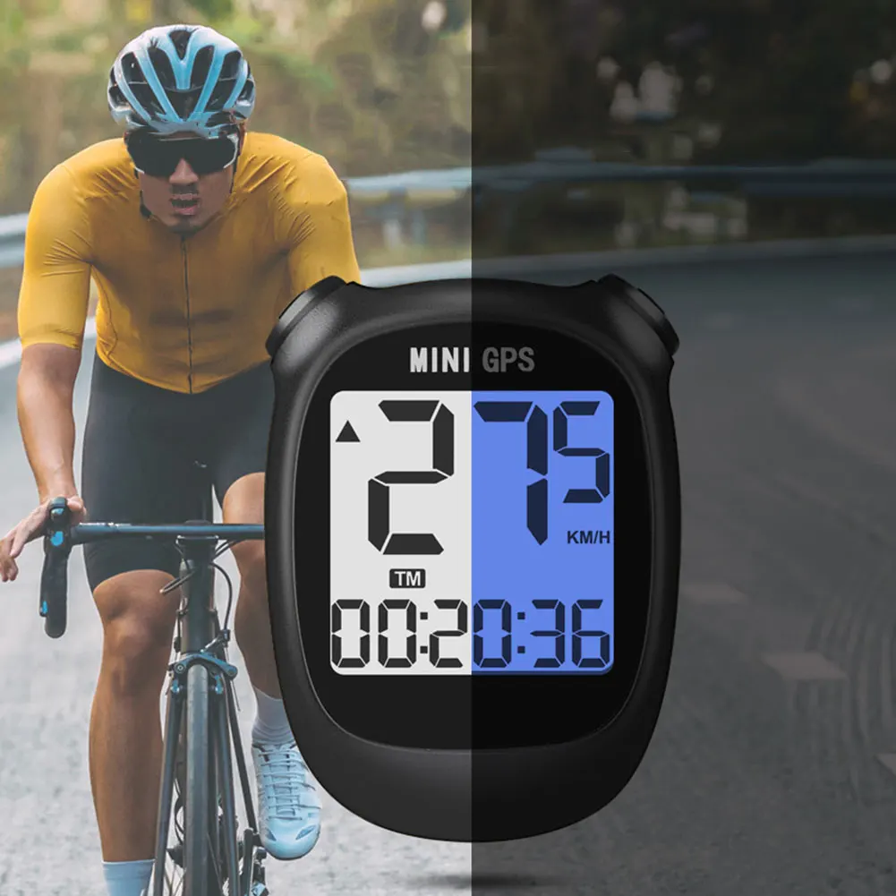

M3 Mini GPS Bike Stopwatch Wireless Cycling Bicycle Computer Rainproof Waterproof Bicycle Speedometer Odometer LCD Display