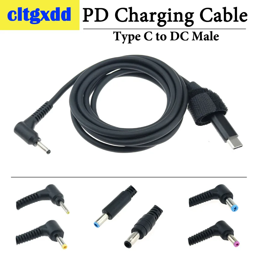 USB Type C к DC Мужской PD зарядный кабель шнур Dc адаптер питания Jack конвертер для Lenovo Asus