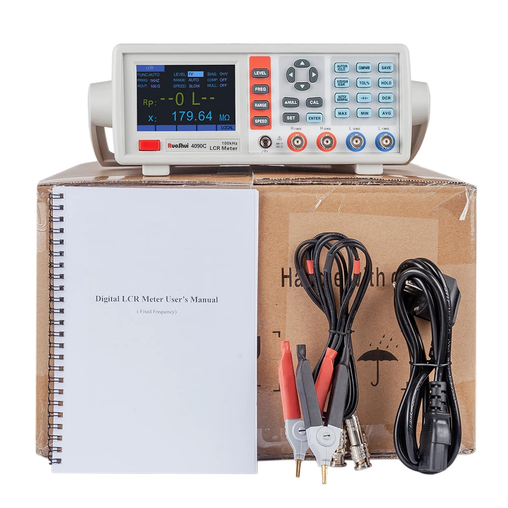 

RuoShui VC4090 Series Digital Bridge Capacitance Resistance Inductance Measure LCR Meter Electrical Electronic Component Tester