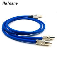 haldane rhodium plated rca to xlr male to male balacned audio interconnect cable xlr to rca cable with cardas clear light usa