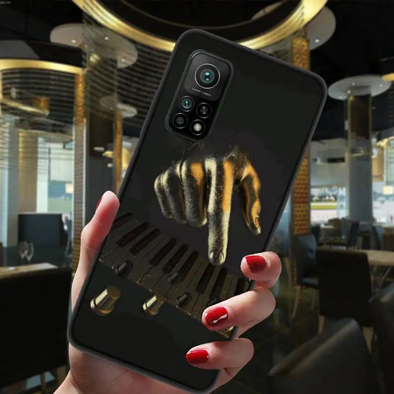 

ZFGHSHYQ Creative Poker Music Style Phone Case For Xiaomi 5 6 6Plus 6X 8 9se 10 10Pro Not2 3 10lite Mix2 2S Mix8lite Max2 3