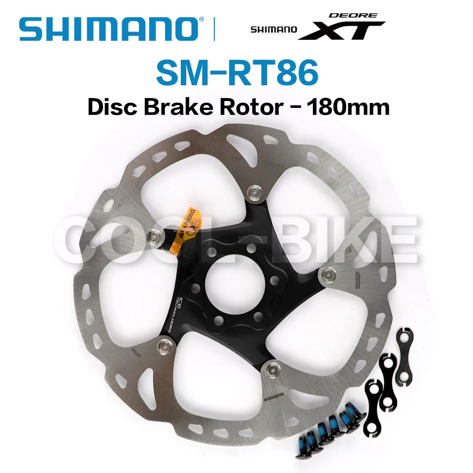 Тормозной диск SHIMANO XT SM RT86 для горных велосипедов 6 болтов M8000 160 мм 180 | Спорт и
